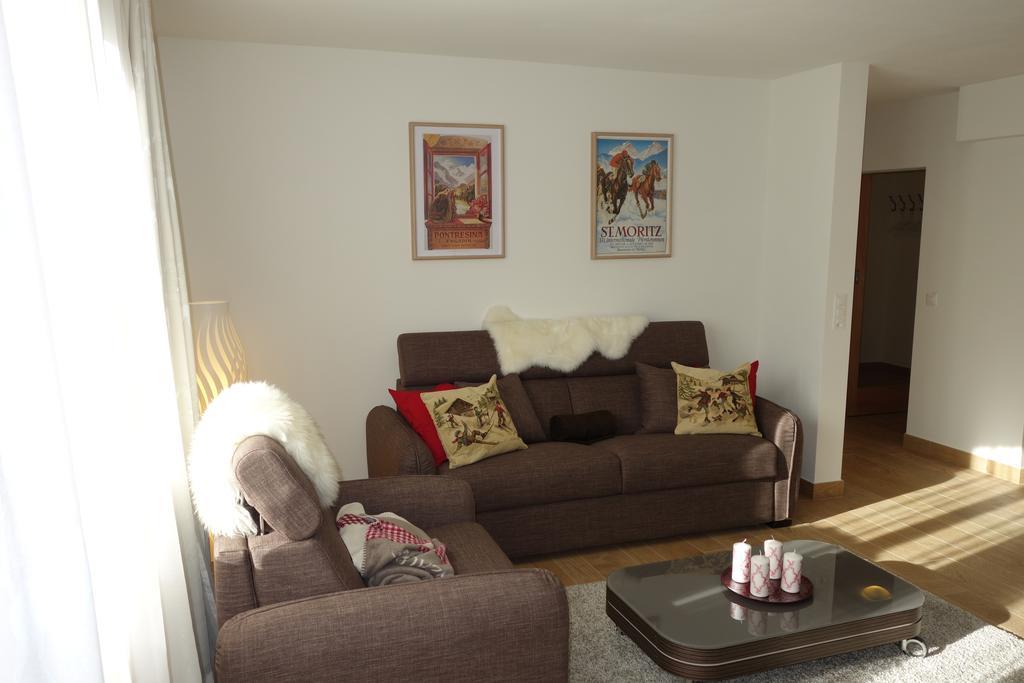 Chesa Muragls Pontresina Habitación foto